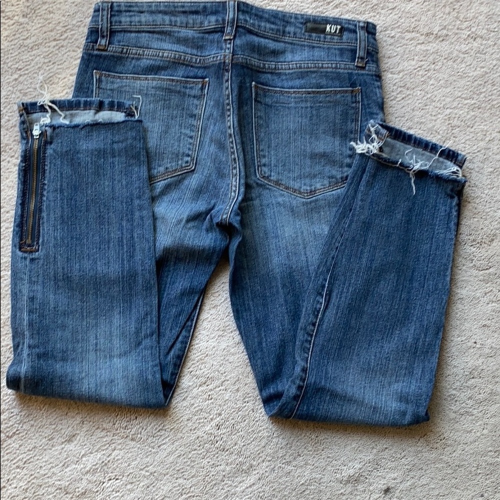 KUT from the Kloth Reese step zipper hem jeans - Picture 5 of 16